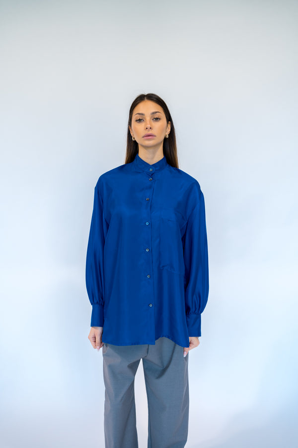 Camicia coreana seta