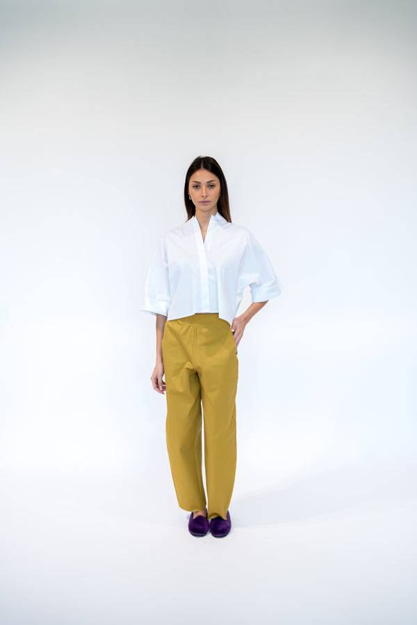 Pantalone ballon con elastico in vita