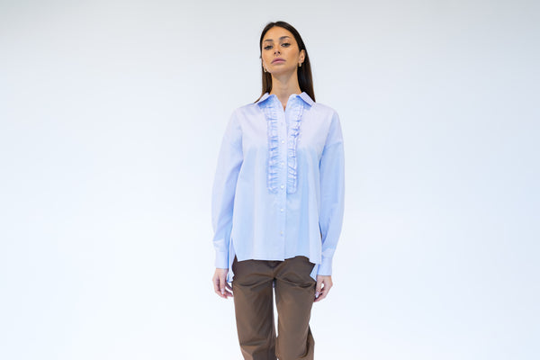 Camicia over doppia frappa
