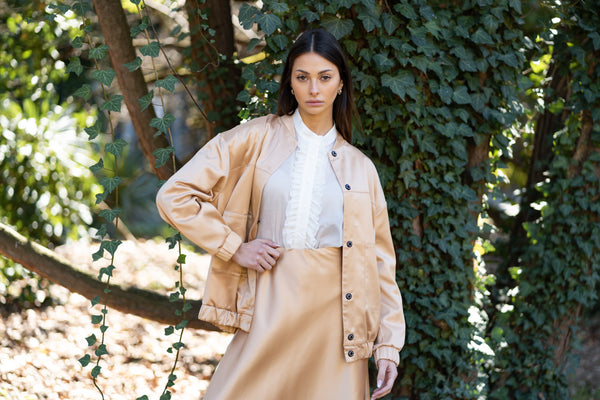 Bomber collo coreana