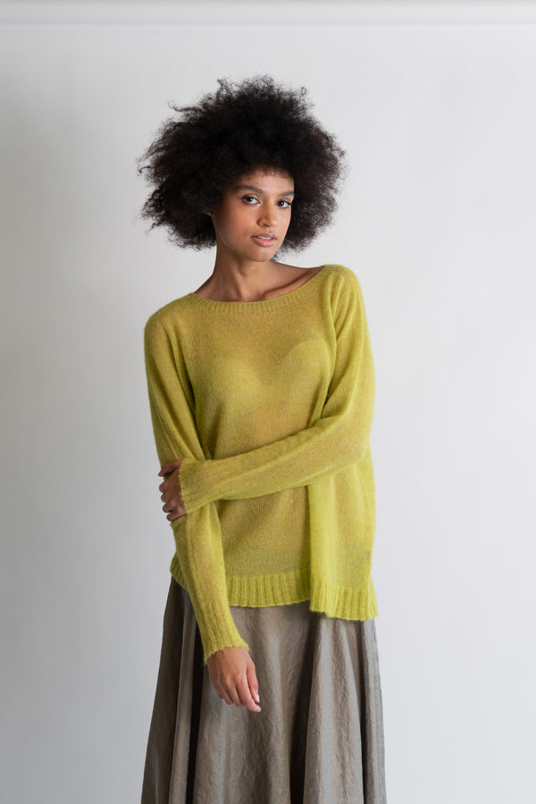Maglia girocollo.