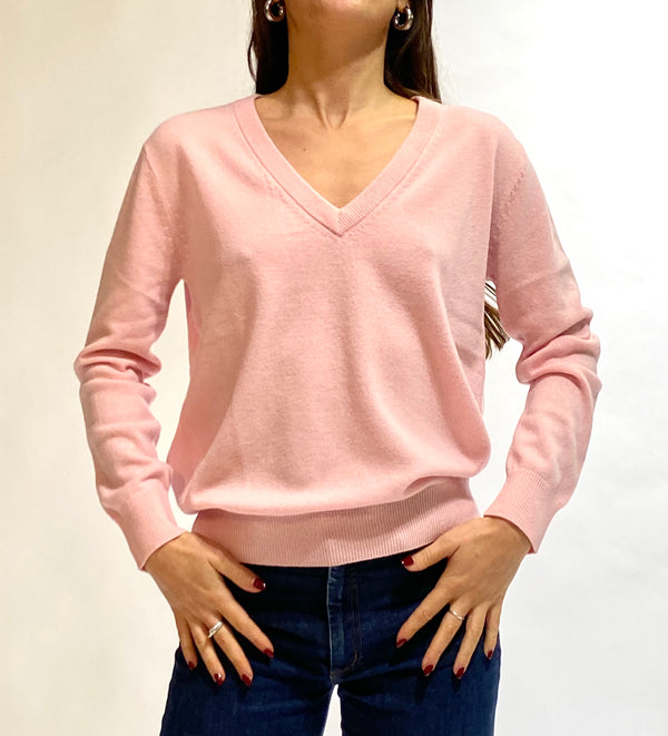 Maglia Scollo V Cachemire