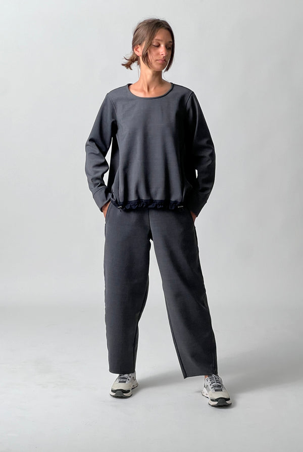 Pantalone Balloon Lana Felpata