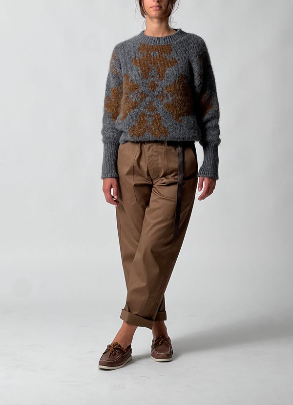Girocollo Jacquard
